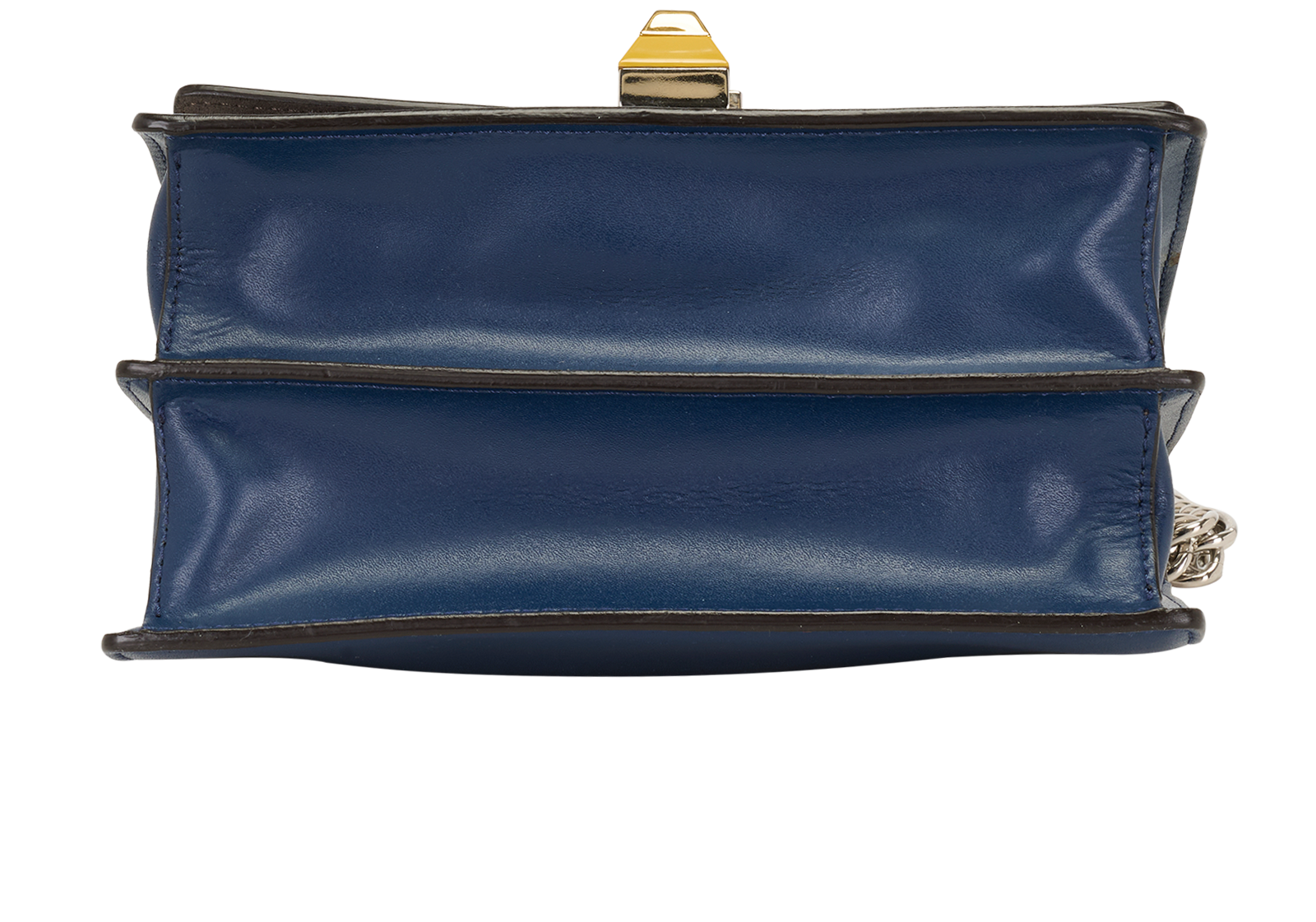 Small Kan I, &pound;495, Handbags, Blue, Leather, Top view